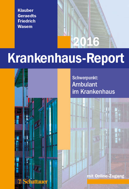 Cover der WIdO-Publikation Krankenhaus-Report 2016